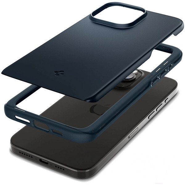 Чехол Spigen Thin Fit для iPhone 15 Pro Max Metal Slate (ACS06546)