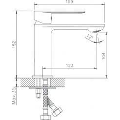 Смеситель Lauter Moon 21СК691BS