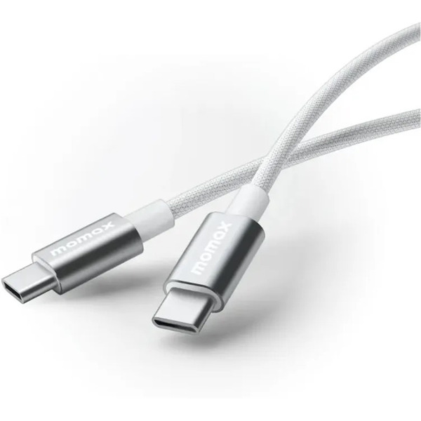 Кабель Momax Elite DC30D USB 3.2 Gen2 Type-C - USB 3.2 Gen2 Type-C (1.5 м, белый)
