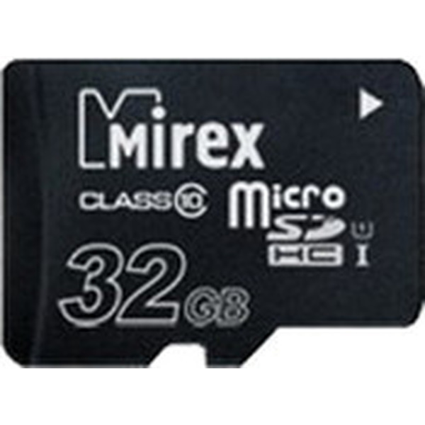 Карта памяти Mirex microSDHC UHS-I (Class 10) 32GB (13612-MCSUHS32)