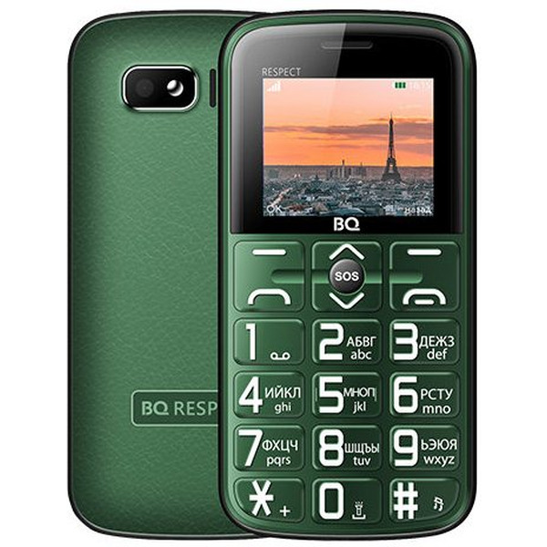 Мобильный телефон BQ-Mobile BQ-1851 Respect (зеленый)