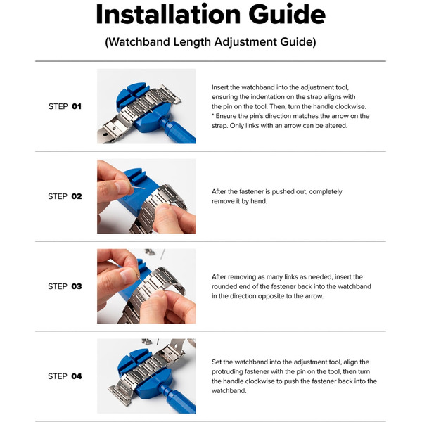 Ремешок RINGKE Titanium One для Apple Watch 44 / 45 / 46 / 49 mm NATURAL TITANIUM