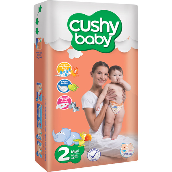 Подгузники Cushy Baby Mini (80шт)