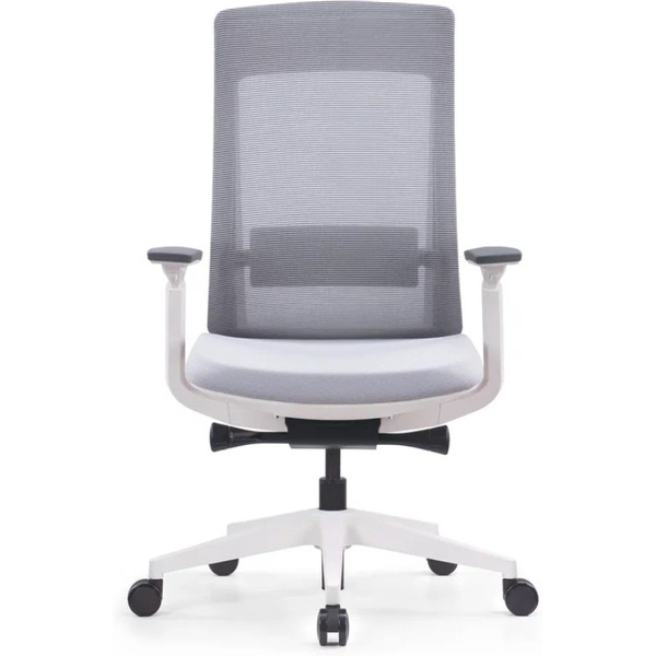 Кресло компьютерное SitZone E-VL002B-BS сетка/ткань, серый, крестов. пластик