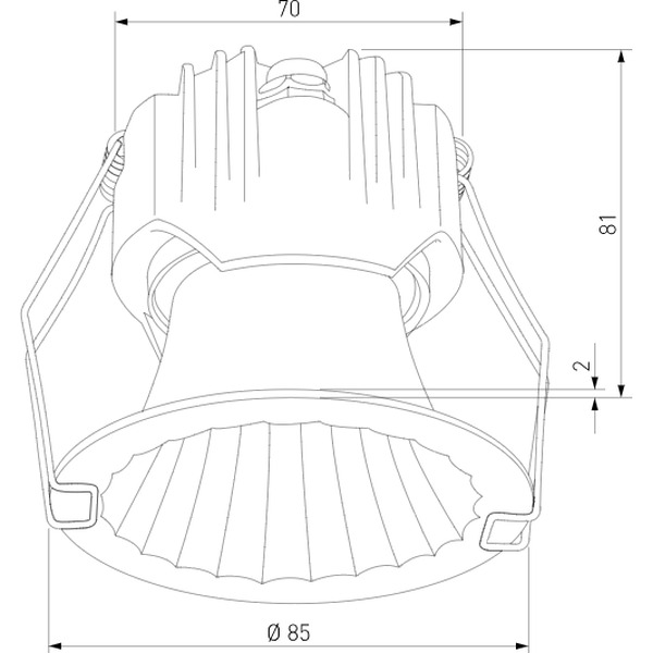 Точечный светильник Elektrostandard 15274 LED 12W 3000K IP44 (белый)