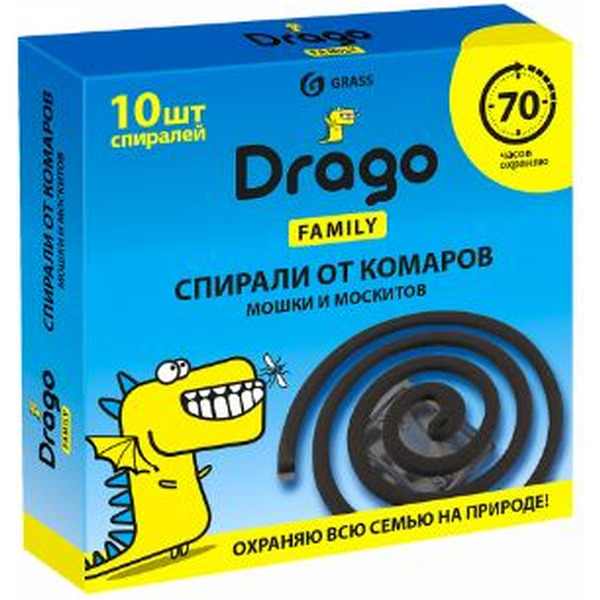 Спираль от комаров Grass Drago NS-0004 10 шт