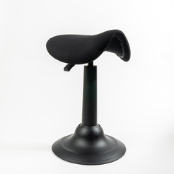 Стул для активного сидения Chair meister Saddle (пластик черный,ткань черная)