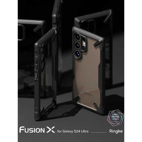 Чехол Ringke FUSION X для Galaxy S24 Ultra BLACK