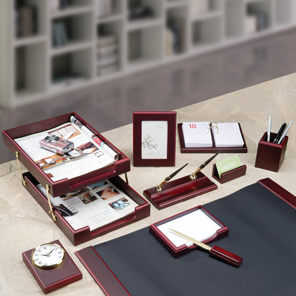 Настольный набор Bestar Artemis 0259XDU 236358 (11 предметов, красное дерево)