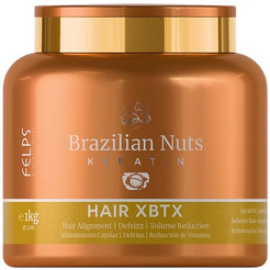 Маска-ботокс Felps для выпрямления волос BRAZILIAN NUTS KERATIN, 1000 г