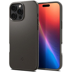 Чехол для телефона Spigen Thin Fit Mag Magsafe для iPhone 16 Pro Max ACS07979 (темно-серый)