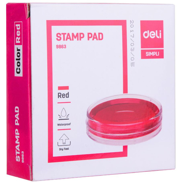 Подушка штемпельная SIMPLI DELI 9863