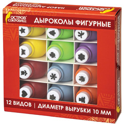 Дыроколы фигурные ОСТРОВ СОКРОВИЩ 665226