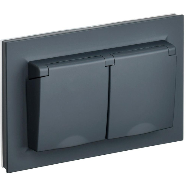 Розетка IEK Brite РСбш12-3-44-БрГ