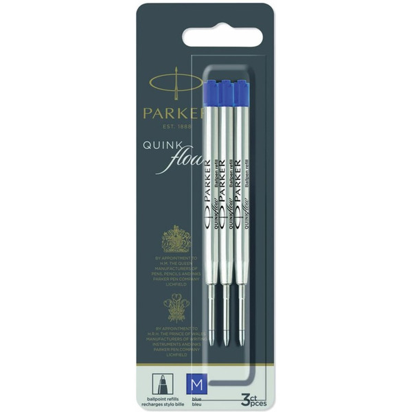 Стержни шариковые (набор 3 шт.) Quinkflow PARKER 170380 / 2119152