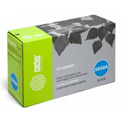 Картридж лазерный Cactus CS-Q5950A Q5950A черный (11000стр.) для HP CLJ 4700