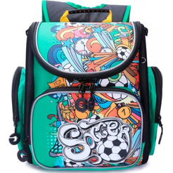 Рюкзак Grizzly RA-970-6 (зеленый/черный)