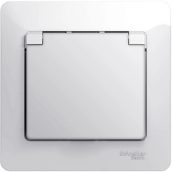 Розетка Systeme Electric Glossa GSL000146 Белый