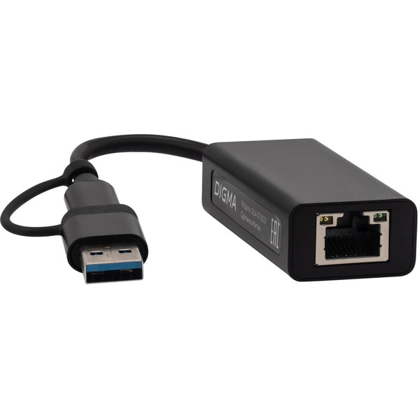Сетевой адаптер 2.5G Ethernet Digma DLA-GTUC01