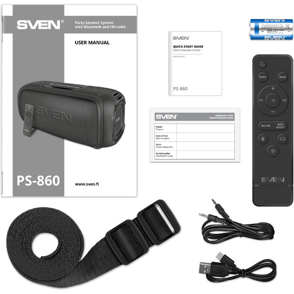 Портативная колонка Sven PS-860