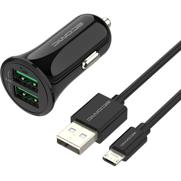 Автомобильное зарядное устройство с кабелем ATOMIC C240М