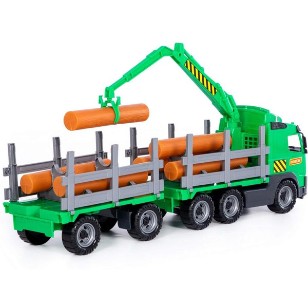 Автомобиль-лесовоз Полесье с прицепом 8725