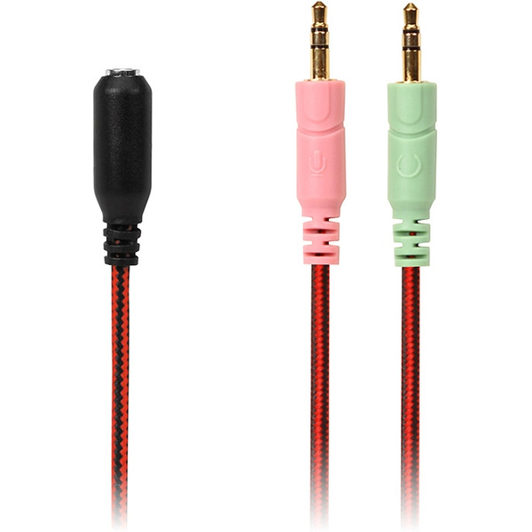 Наушники с микрофоном SVEN AP-G886MV черно-красный