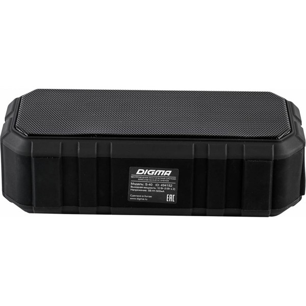 Колонка портативная Digma S-40 (SP4010B) черный
