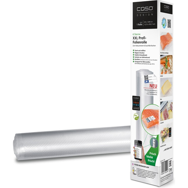 Рулон для вакуумной упаковки CASO VC 40 х1000 см