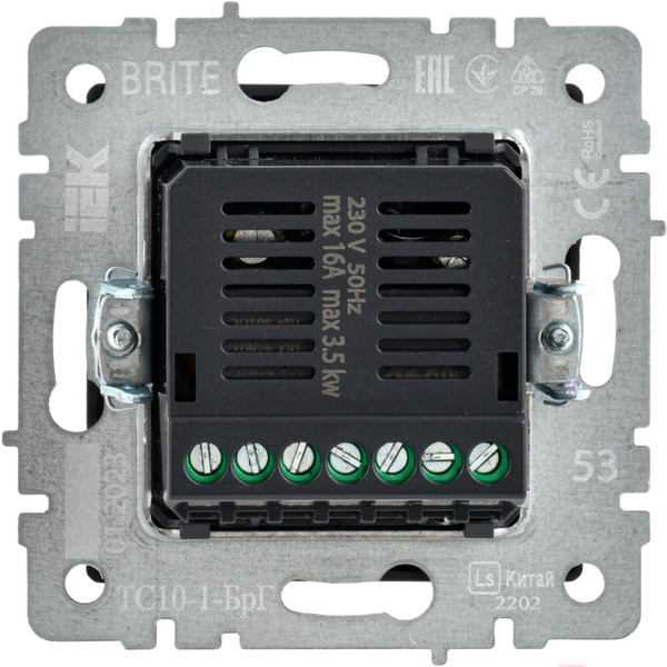 Терморегулятор IEK Brite BR-RT11-K53