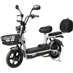 Электровелосипед NOVA EC-02 графит (с задним кофром)