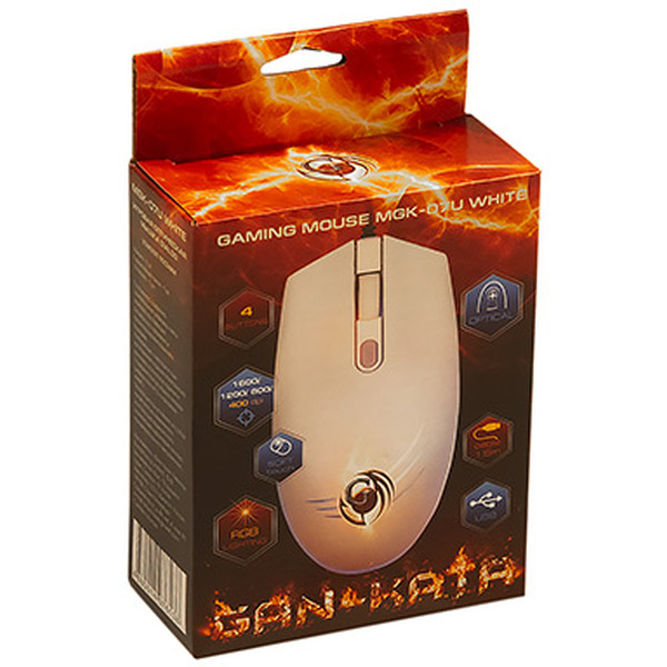 Мышь Dialog MGK-07U (белый)