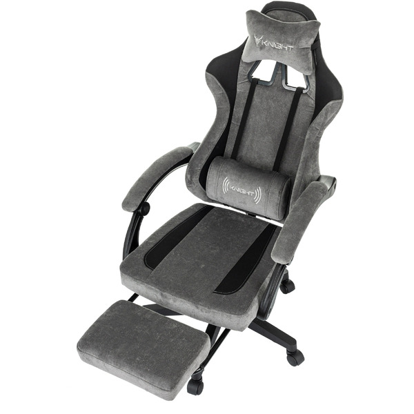 Кресло игровое Бюрократ Knight Custom/F (серый)