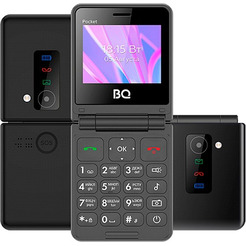 Мобильный телефон BQ 2456 Pocket (черный)
