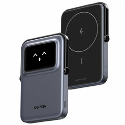 Внешний аккумулятор UGREEN PB571-35605B 5000mAh Magnetic Wireless Power Bank Gray