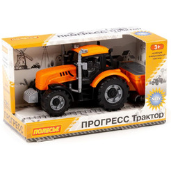 Трактор Полесье Прогресс сельскохозяйственный инерционный (оранжевый) 91246