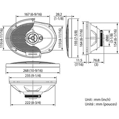 Автоакустика KENWOOD KFC-S6966