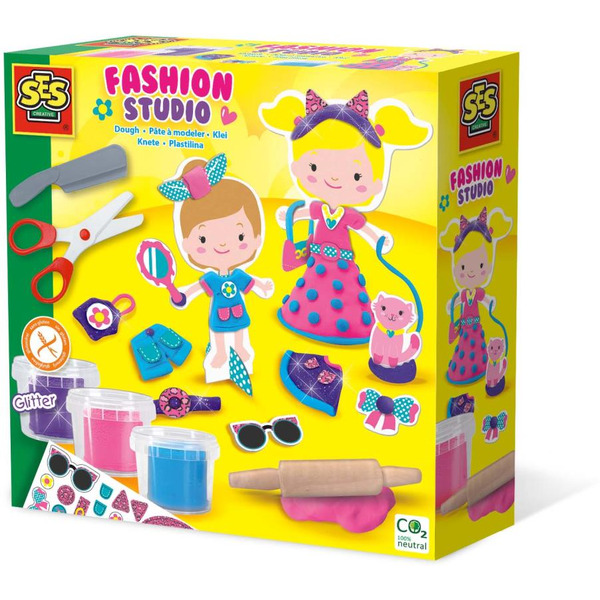 Тесто для лепки SES Creative Студия моды 00437