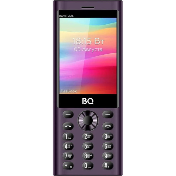 Мобильный телефон BQ 3598 Barrel XXL (черный/фиолетовый)