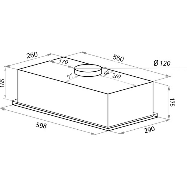 Вытяжка HOMSair Camelia Power 60 (белый)