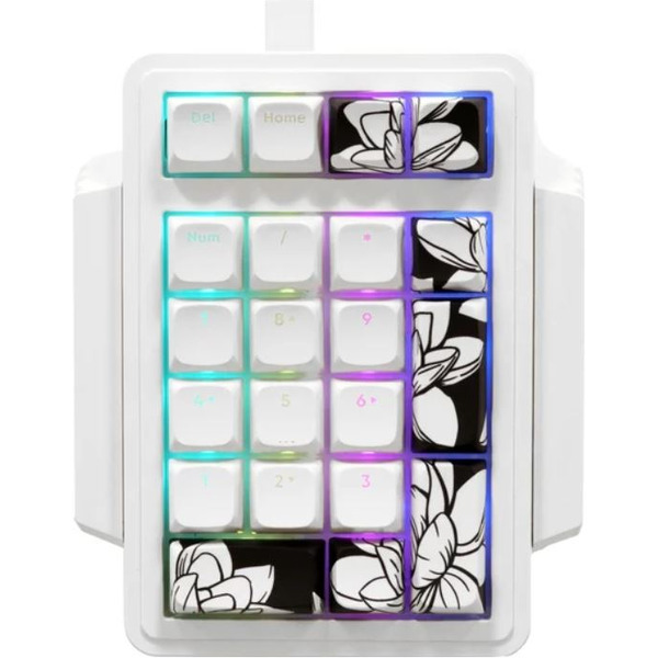 Клавиатура Дарк Проджект KD87A+Numpad (белый)