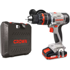 Шуруповерт Crown CT21075HMX-2 BMC (с 2-мя АКБ, кейс)