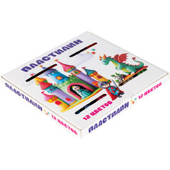 Пластилин для детской лепки GENIO KIDS-ART PV12 12 цветов