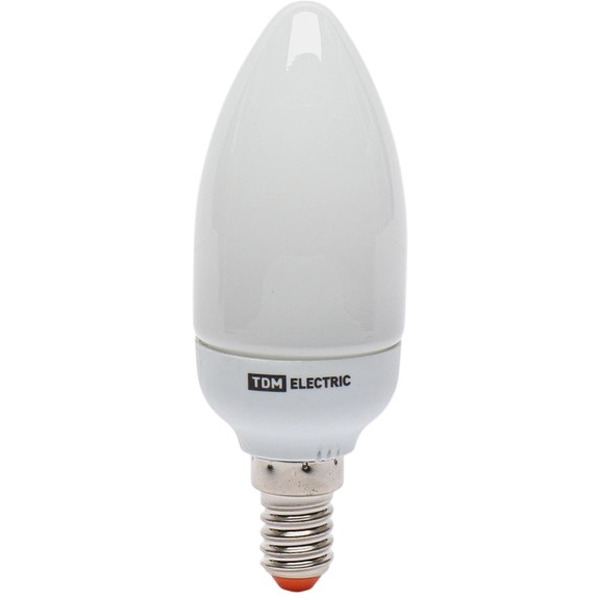 Лампочка TDM Electric КЛЛ-СW-9 Вт-2700 К–Е14 SQ0323-0117