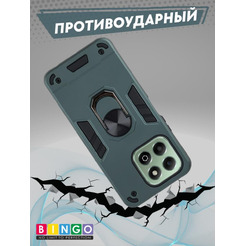 Бампер Bingo Warrior для HONOR X5b/X5b Plus Зеленый