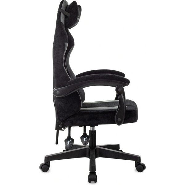 Кресло игровое Knight Wolf черный/серый