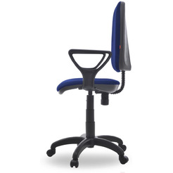 Кресло офисное Фабрикант Престиж+ (ТК-9 синий/PL 600)