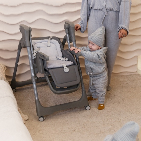 Стульчик для кормления Martin Noir Cloud (stitch grey)