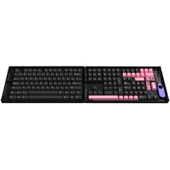 Набор кейкапов Akko Black & Pink Cherry Profile keycaps 229 шт