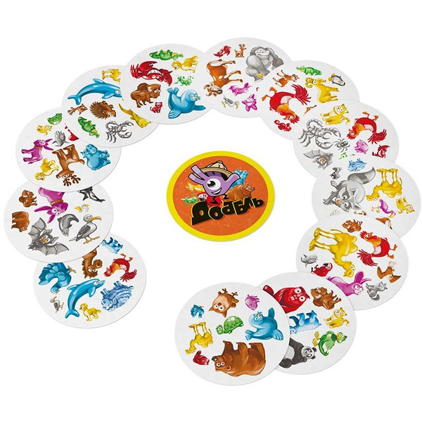 Настольная игра Стиль Жизни Доббль. Животные LS70